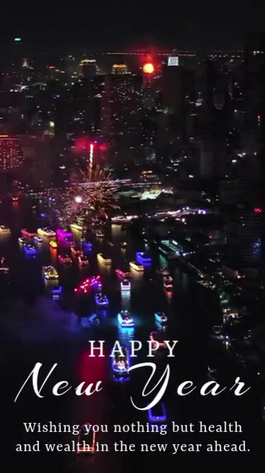 happy new year Instagram na Kuwento template