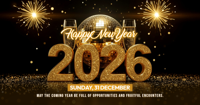 happy new year Facebook Shared Image template