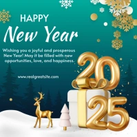 Happy new year Instagram Post template