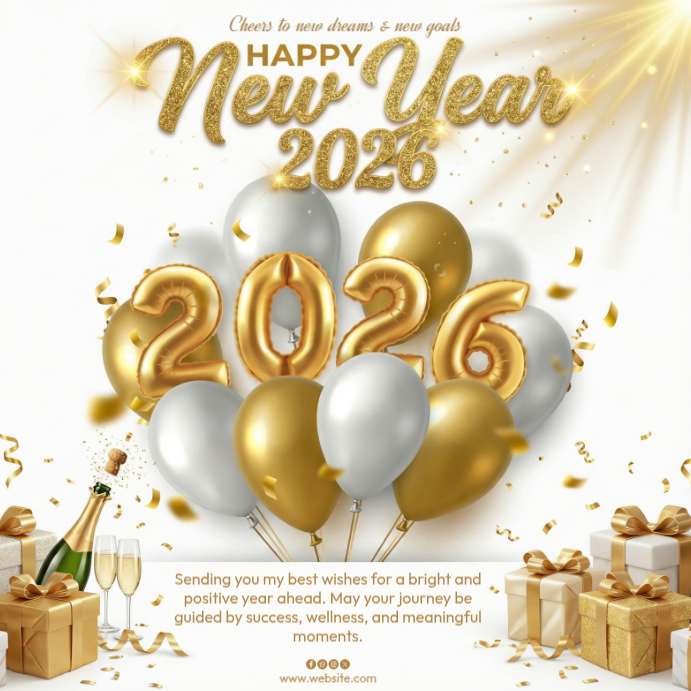 New Year Celebration Template | PosterMyWall