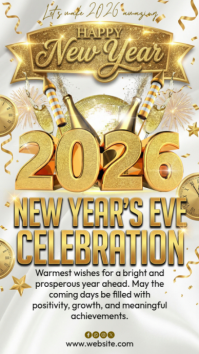 happy new year Instagram Story template