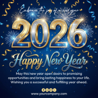 happy new year Instagram Post template