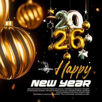 happy new year Instagram Post template