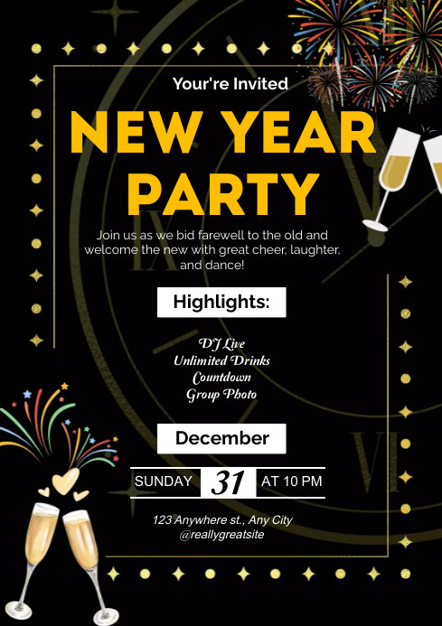 Happy New Year Template | PosterMyWall