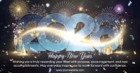 happy new year Facebook Shared Image template