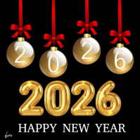 HAPPY NEW YEAR Logo template