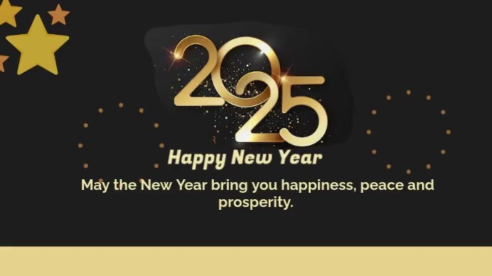 happy new year Twitter Plasing template