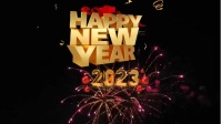 new year wish and greeting youtube Template | PosterMyWall