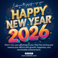 happy new year Instagram Post template