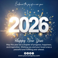 happy new year Instagram Post template