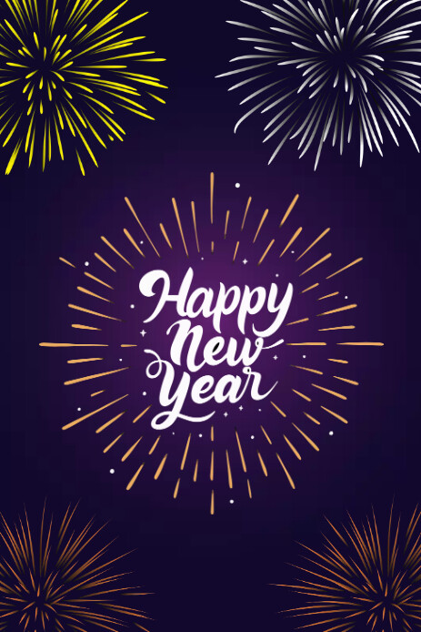 Happy New Year Template PosterMyWall