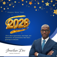 Happy New year designs Instagram Post template