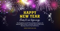 happy new year Facebook Shared Image template
