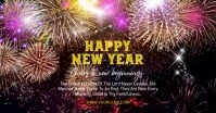 happy new year Facebook Shared Image template