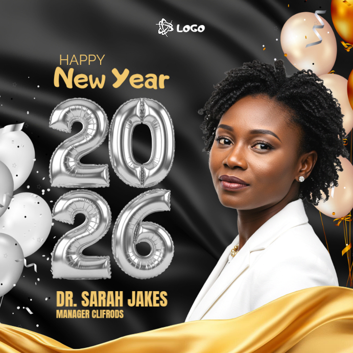 Plantilla de Happy New year flyer | happy New year 2026 | PosterMyWall
