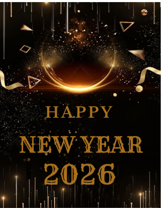 Happy New Year Flyer 2026 Template | PosterMyWall