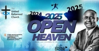 HAPPY NEW YEAR FLYER TEMPLATE Portada de evento de Facebook