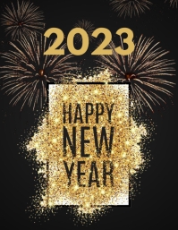 Plantilla de 2023 New Year Flyer | PosterMyWall