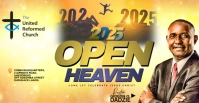 HAPPY NEW YEAR FLYER TEMPLATE Portada de evento de Facebook