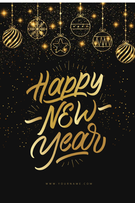 12+ new year greeting card templates free psd designs Happy New Year Greeting Template | PosterMyWall