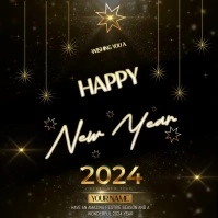 happy new year instagram post template
