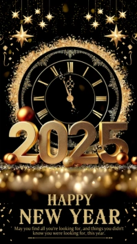 Happy New Year Instagram Post. template