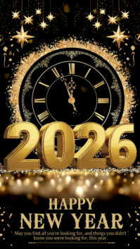 Happy New Year Instagram Post. template