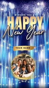 happy new year instagram story template