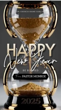 Happy New Year instagram story post template