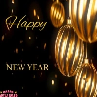 HAPPY NEW YEAR LOGO template