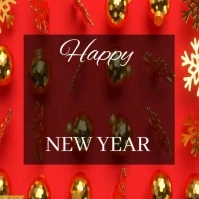 HAPPY NEW YEAR LOGO template