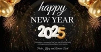 happy new year message facebook image template