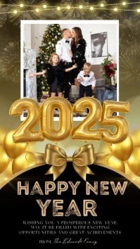 happy new year message instagram story template