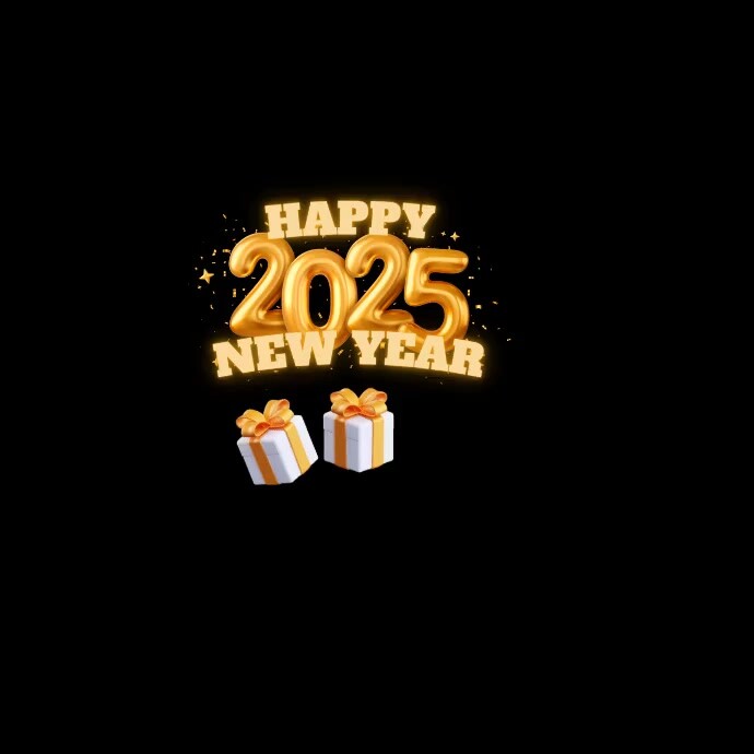 happy new year /new year/party/new year2025 logo Logótipo template