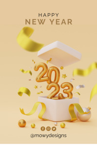 Happy New Year Poster Template | PosterMyWall
