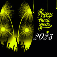 happy new year poster 2023 Template | PosterMyWall