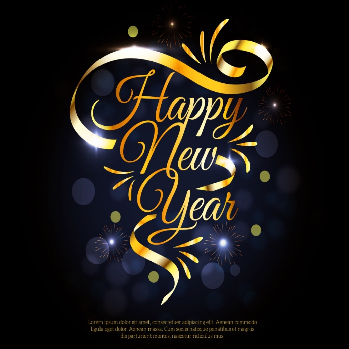 Plantilla de Happy new year poster design 2023 | PosterMyWall