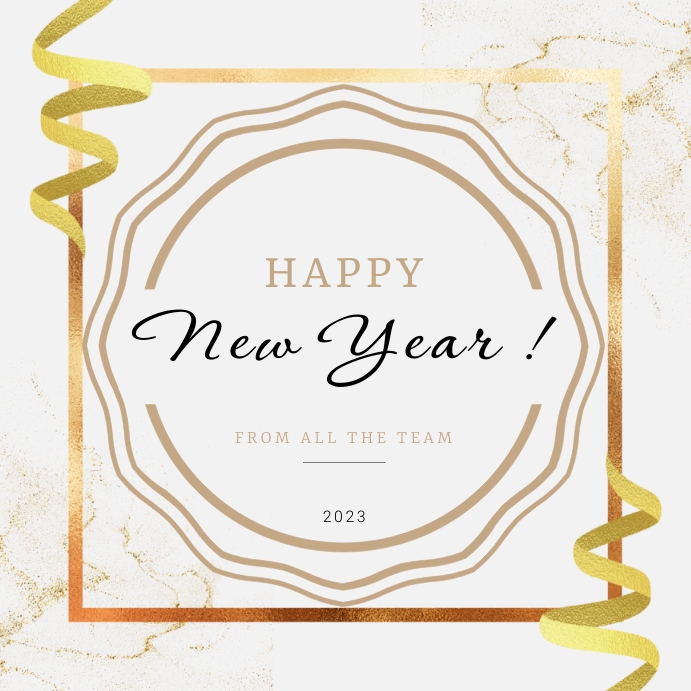 Happy New Year Poster template