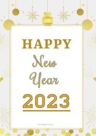Happy New Year Poster Template | PosterMyWall