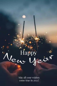 Happy New Year Poster Template | PosterMyWall
