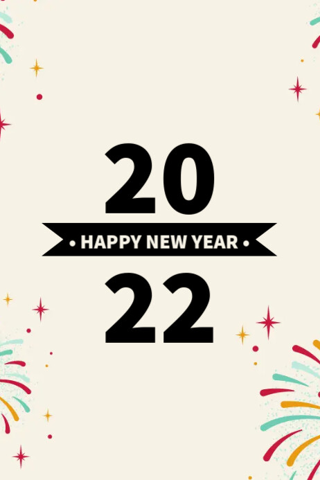 Happy New Year Poster Template | PosterMyWall