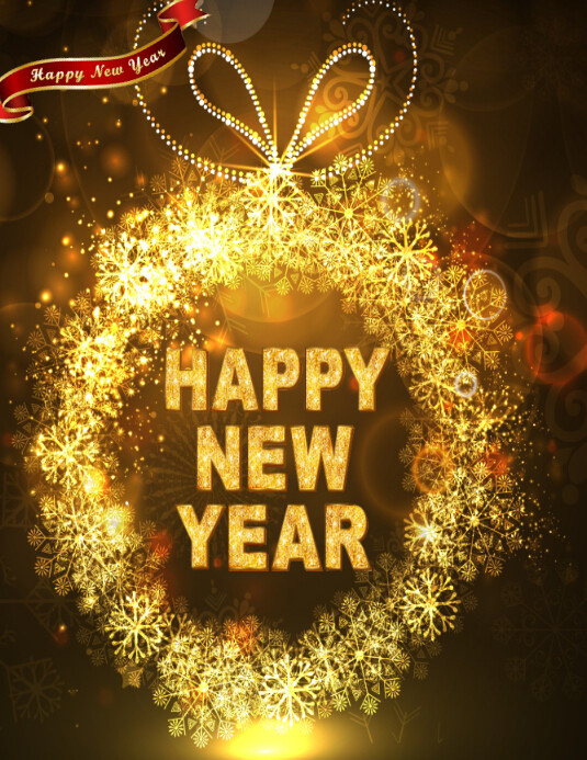 happy new year poster design Template | PosterMyWall