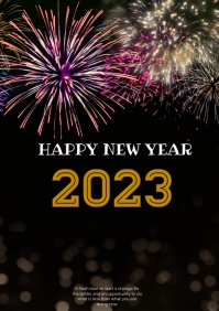 Happy New Year Poster Template | PosterMyWall