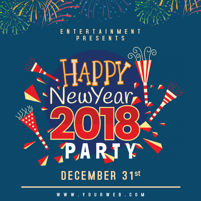 Happy new year template Happy New Year Template | PosterMyWall