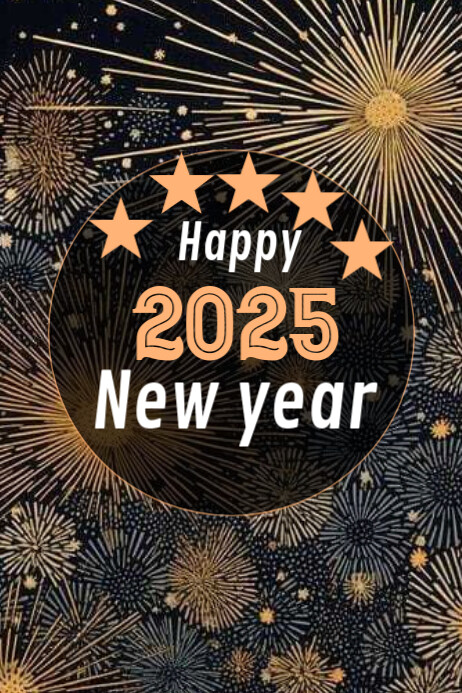 Happy New Year Poster Template | PosterMyWall