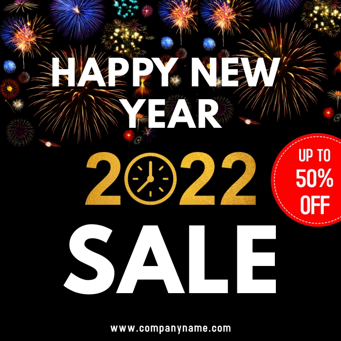 New years sale Happy new year sale Template | PosterMyWall