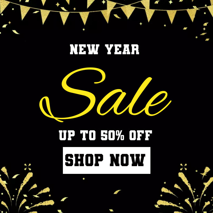 Happy new year sale templates | PosterMyWall