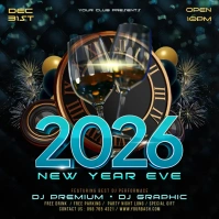 Happy New Year 2026 Social Media Post Template