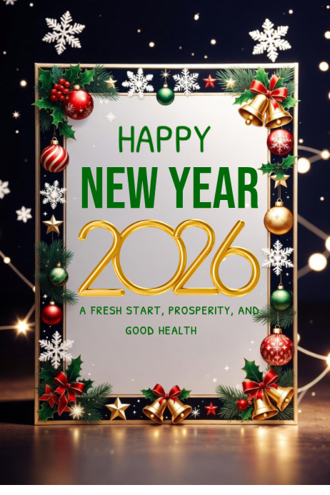 Plantilla de Happy New Year template 2026 | PosterMyWall