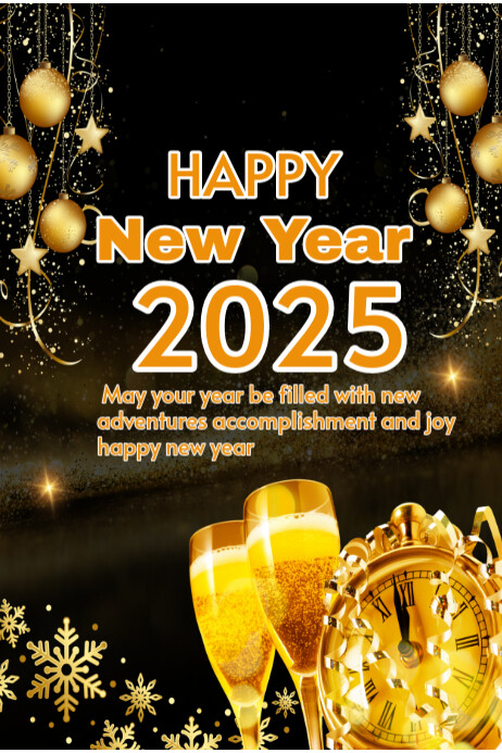 Copy of Happy New Year template | PosterMyWall